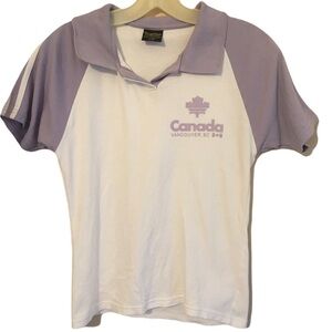 Vancouver Canada lilac  golf shirt